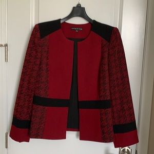 Preston & York Jacket - Cranberry/Black